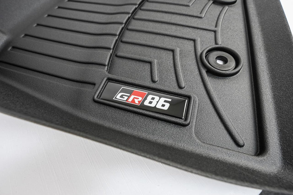 Toyota "GR86" Emblems for Weathertech Floor Mats (Single) StickerFab