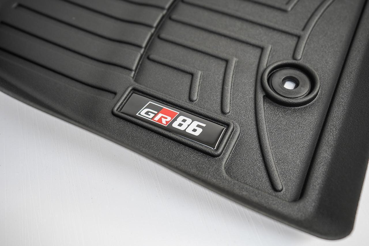 Toyota "GR86" Emblems for Weathertech Floor Mats (Single) StickerFab