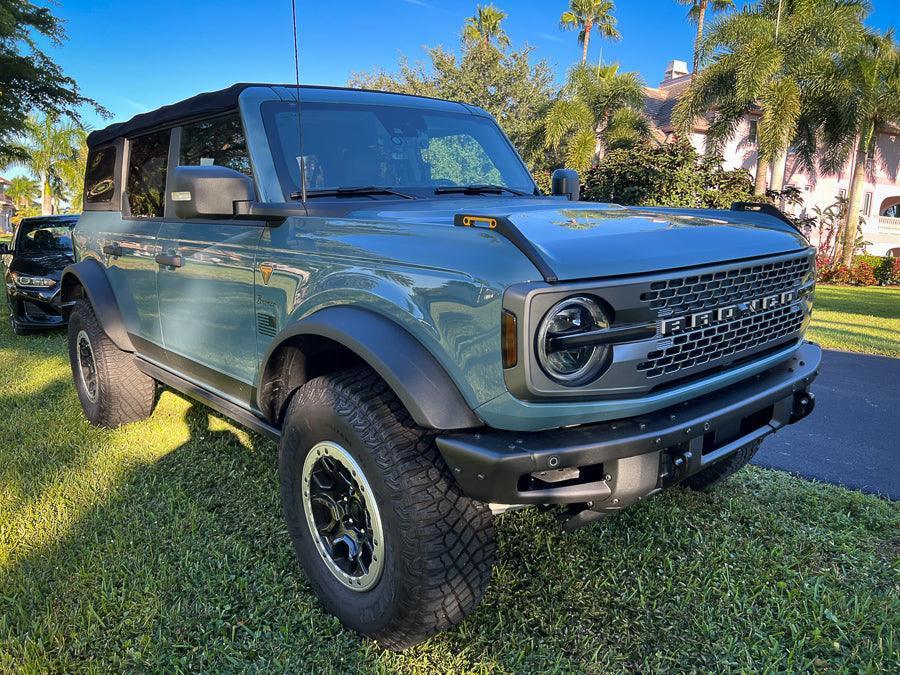 Trail Sight Overlays (Standard Vinyl) - 2021+ Bronco StickerFab