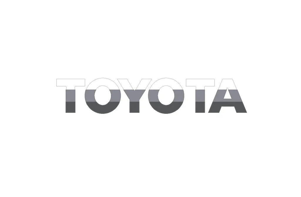 TOYOTA Front Grille Emblem Kit - 2024+ Land Cruiser / 07-14 FJ Cruiser StickerFab