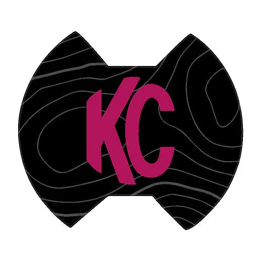 KC HiLITES 6" SlimLite LED Cover Topo Overlays - Universal StickerFab