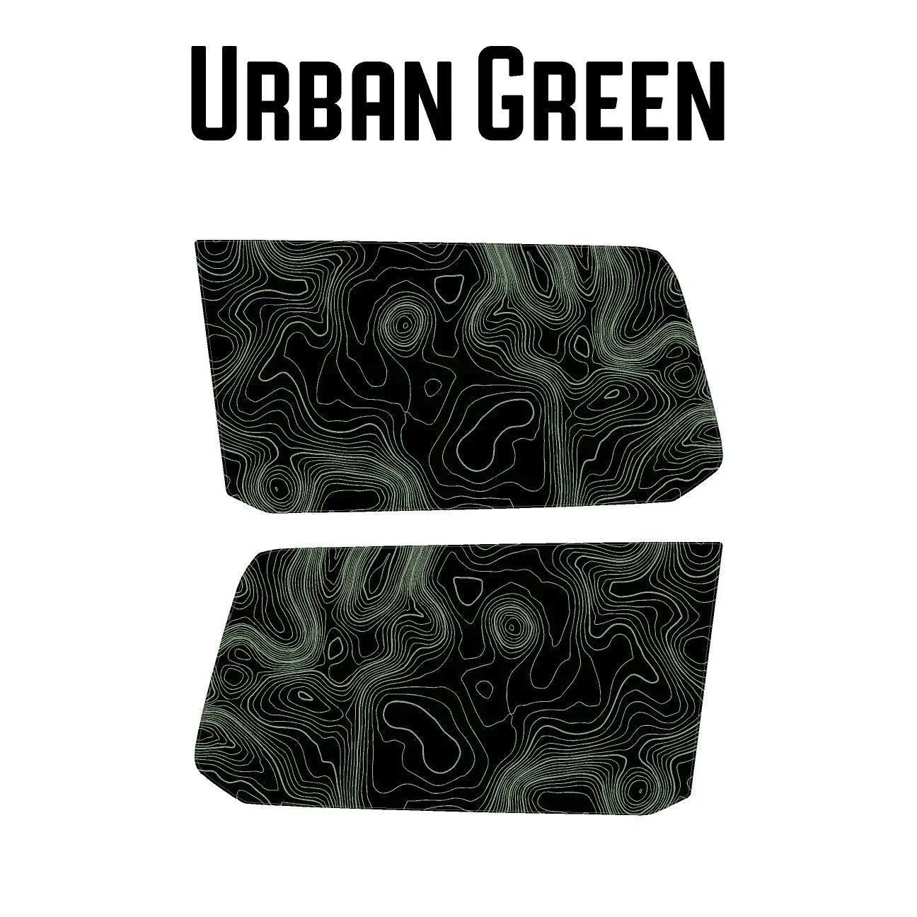 Topographic Rear Window Map Overlays V3 (Perforated) - 2024+ Land Cruiser StickerFab