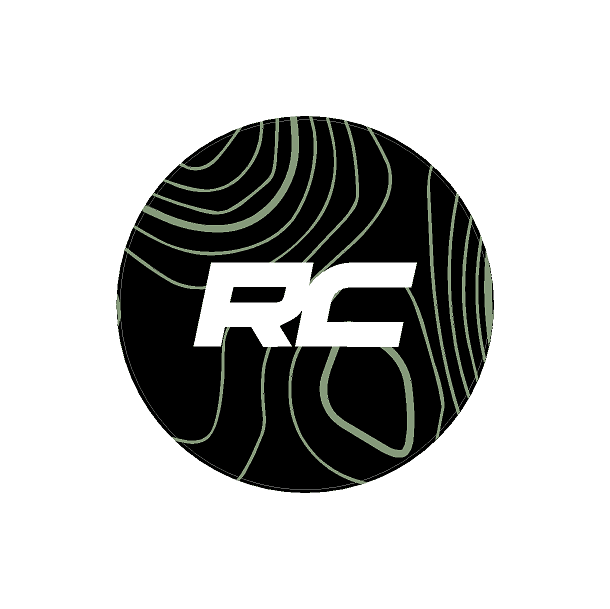 RC 3.5" Black Series Topo Round Cover Overlays - Universal StickerFab