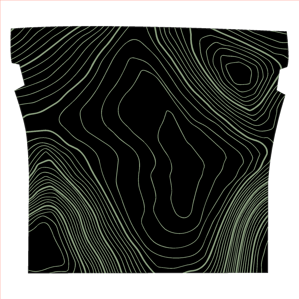 Topo Seatbelt Trim Protector (Printed Series) - 2021+ Bronco 4 Door StickerFab