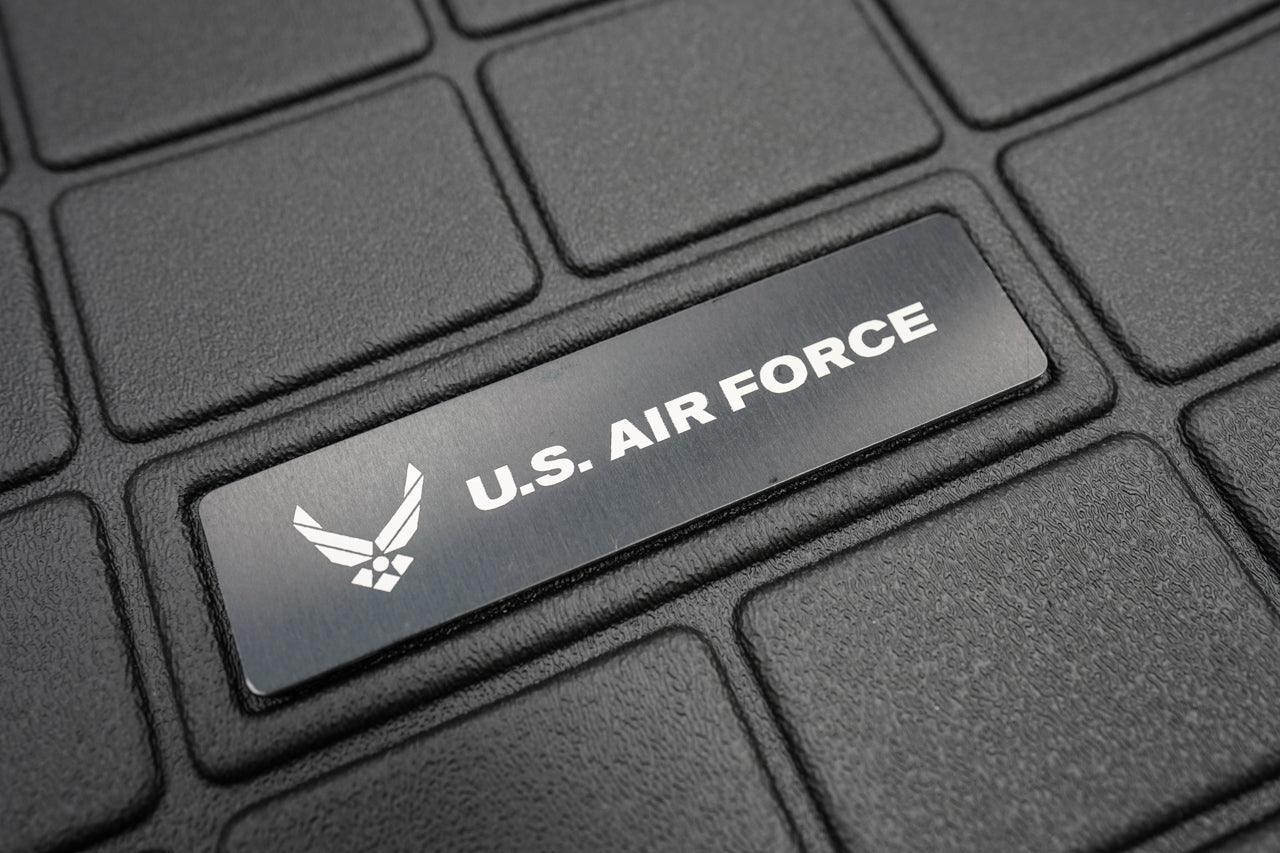 US Military Logo Emblem for Weathertech All Weather Floor Mats (Metal Etched) - Universal StickerFab