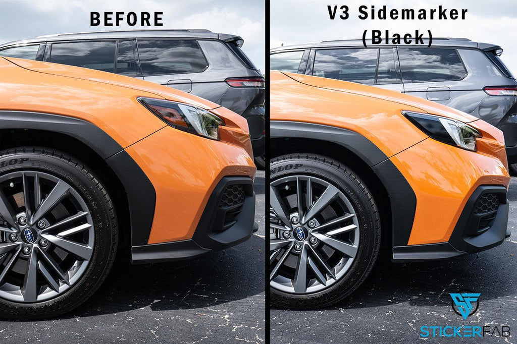 V1 V2 V3 Headlight / Front Sidemarker Overlays fits 2022+ WRX StickerFab
