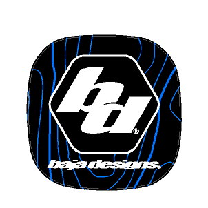 Baja Designs Squadron Light Cover Topo Overlays - Universal StickerFab