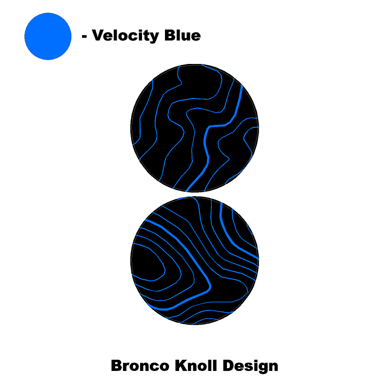 1966 Topographic Shifter Plate (Printed Series + Acrylic) - 2021+ Bronco StickerFab