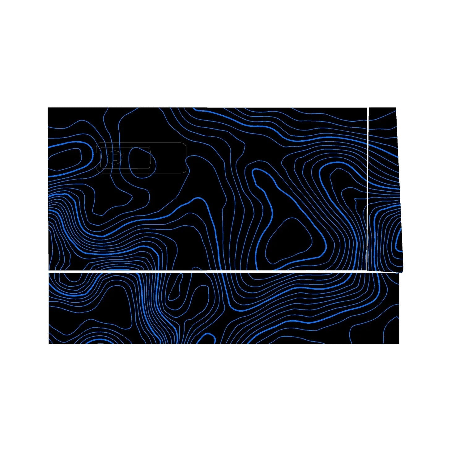 Topographic Glovebox Panel Protection - 2024+ Land Cruiser StickerFab