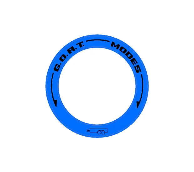 Drive Mode to GOAT Mode Dial Ring Overlay - 2024+ Ranger StickerFab