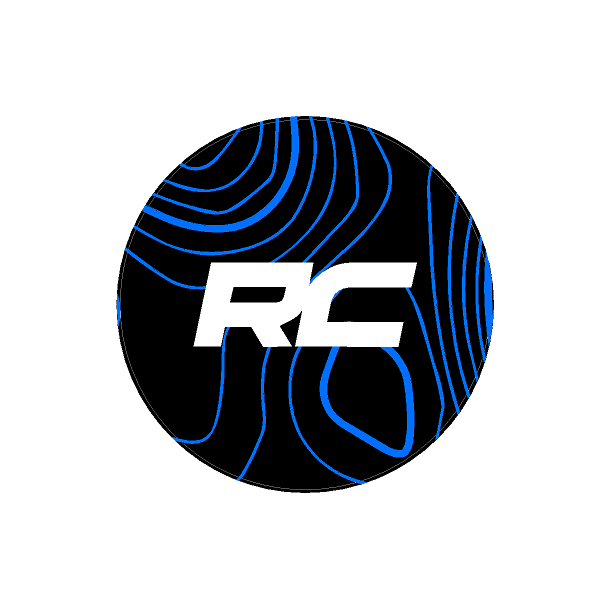 RC 3.5" Black Series Topo Round Cover Overlays - Universal StickerFab