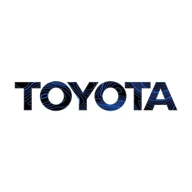 "TOYOTA" Topo Rear Tailgate Emblem Overlays - 2024+ Land Cruiser StickerFab