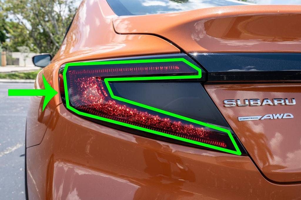 Version 1.0 Full OUTER Tail Light Overlays fits 2022+ WRX StickerFab