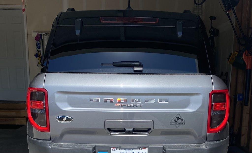 Version 1 Tail Light Overlays - 2021+ Bronco Sport StickerFab