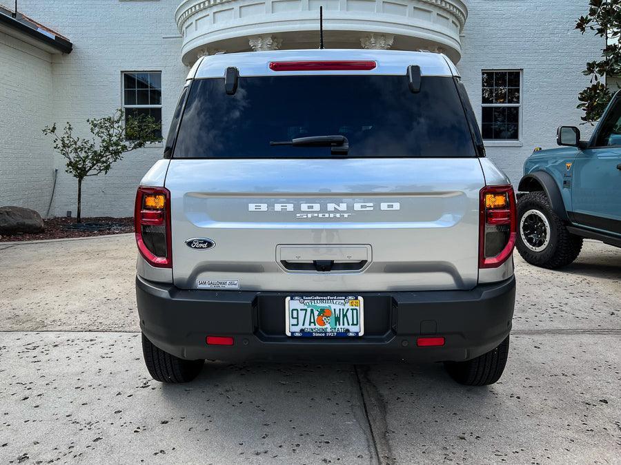 Version 1 Tail Light Overlays - 2021+ Bronco Sport StickerFab