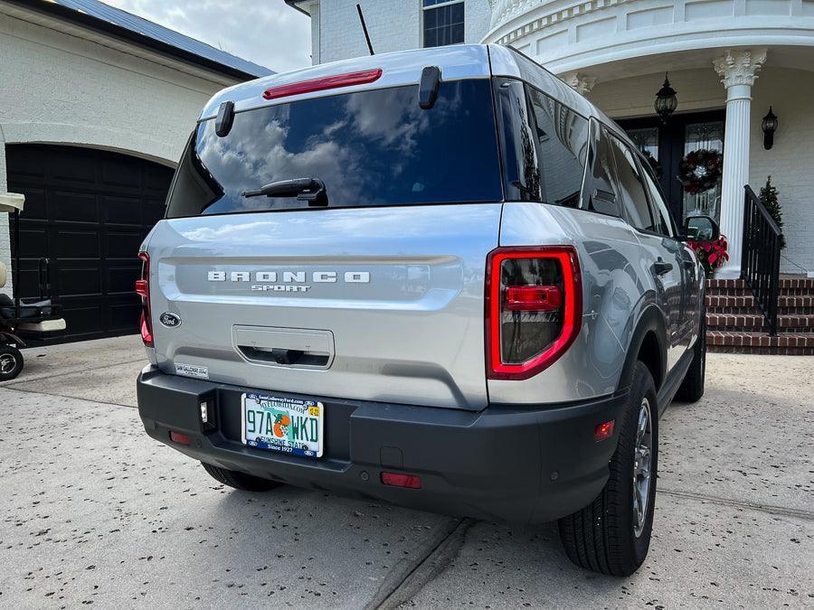 Version 1 Tail Light Overlays - 2021+ Bronco Sport StickerFab