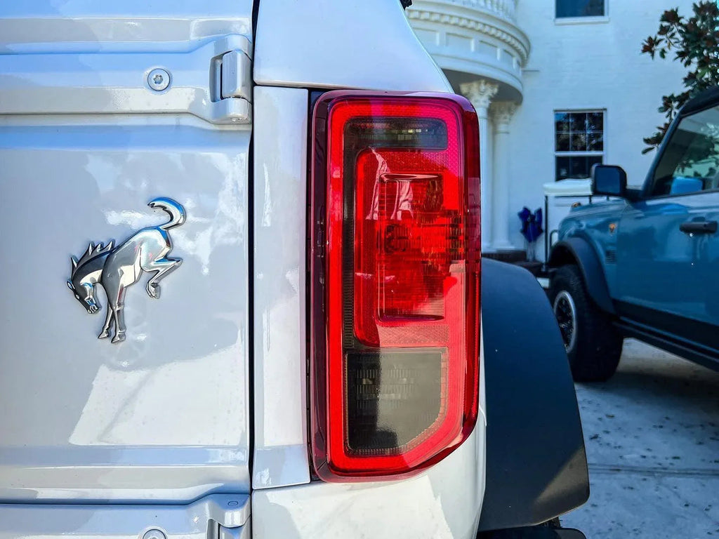 Version 1H Tail Light Overlays - 2021+ Bronco (w/ Halogen Taillights) StickerFab