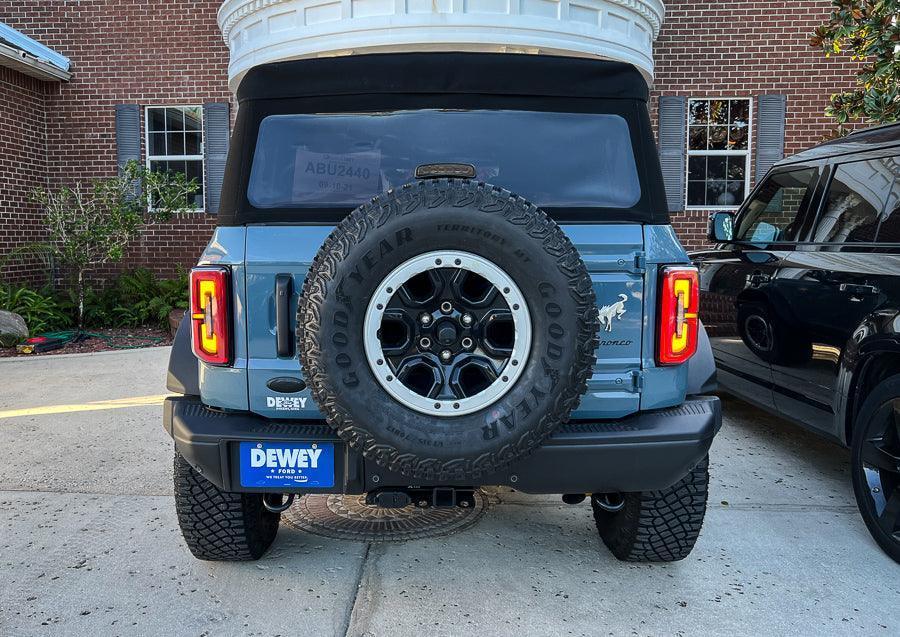 Version 1L Tail Light Overlays - 2021+ Bronco (w/ LED Taillights) StickerFab