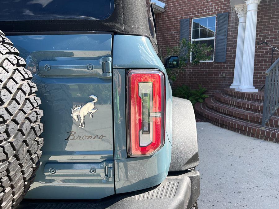 Version 1L Tail Light Overlays - 2021+ Bronco (w/ LED Taillights) StickerFab