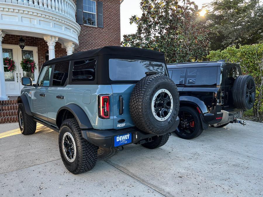 Version 1L Tail Light Overlays - 2021+ Bronco (w/ LED Taillights) StickerFab