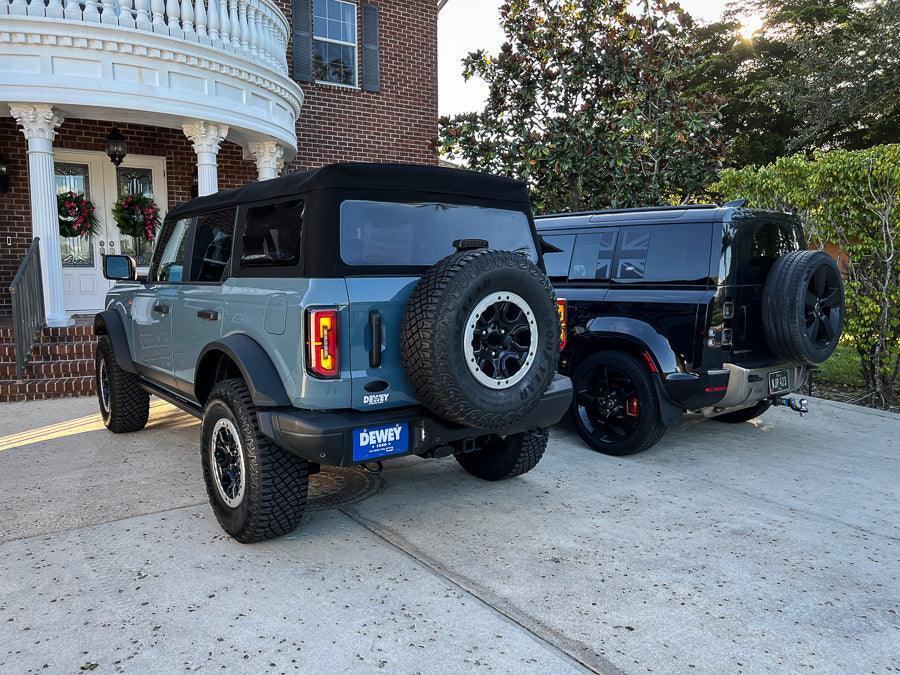 Version 1L Tail Light Overlays - 2021+ Bronco (w/ LED Taillights) StickerFab