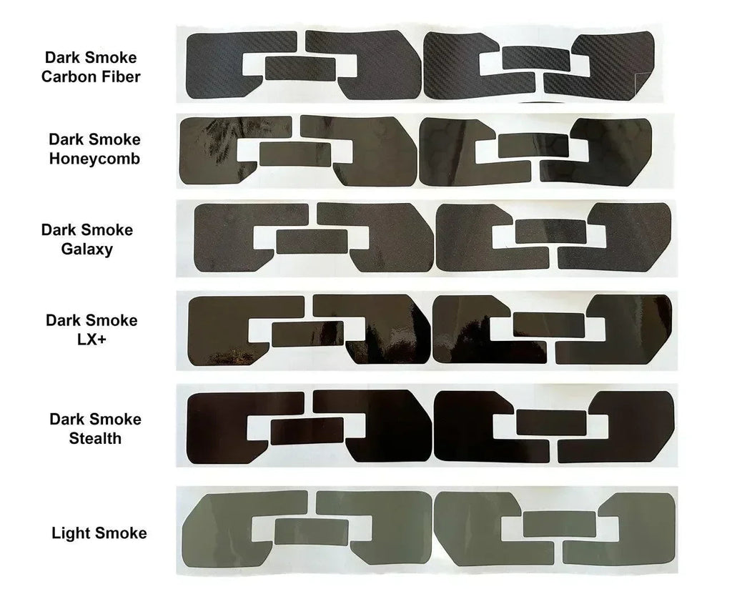 Version 1L Tail Light Overlays - 2021+ Bronco (w/ LED Taillights) StickerFab