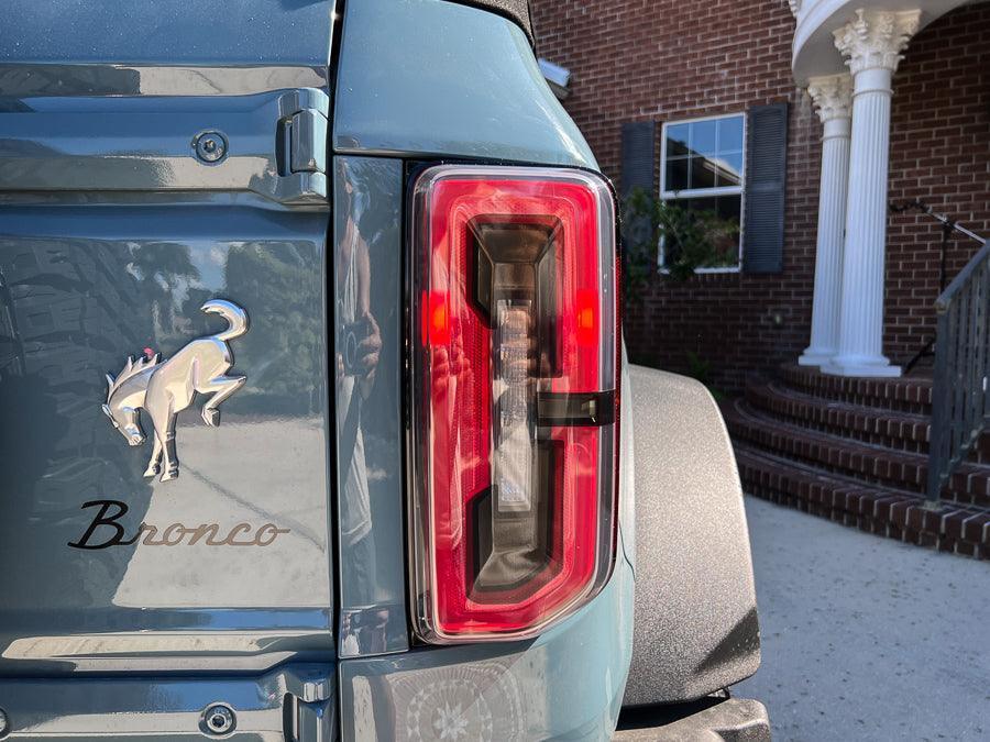 Version 1L Tail Light Overlays - 2021+ Bronco (w/ LED Taillights) StickerFab