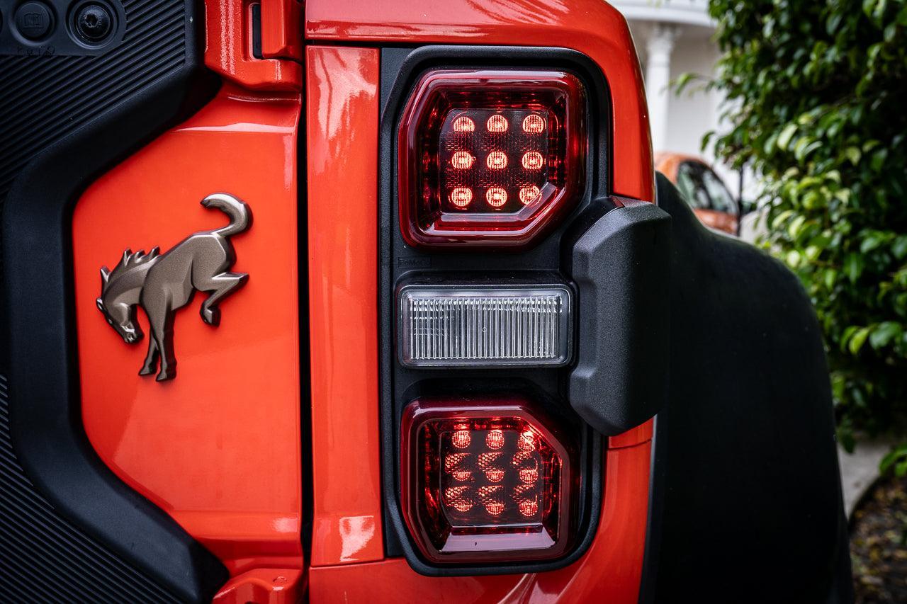 Version 1R Tail Light Overlays - 2021+ Bronco Raptor StickerFab