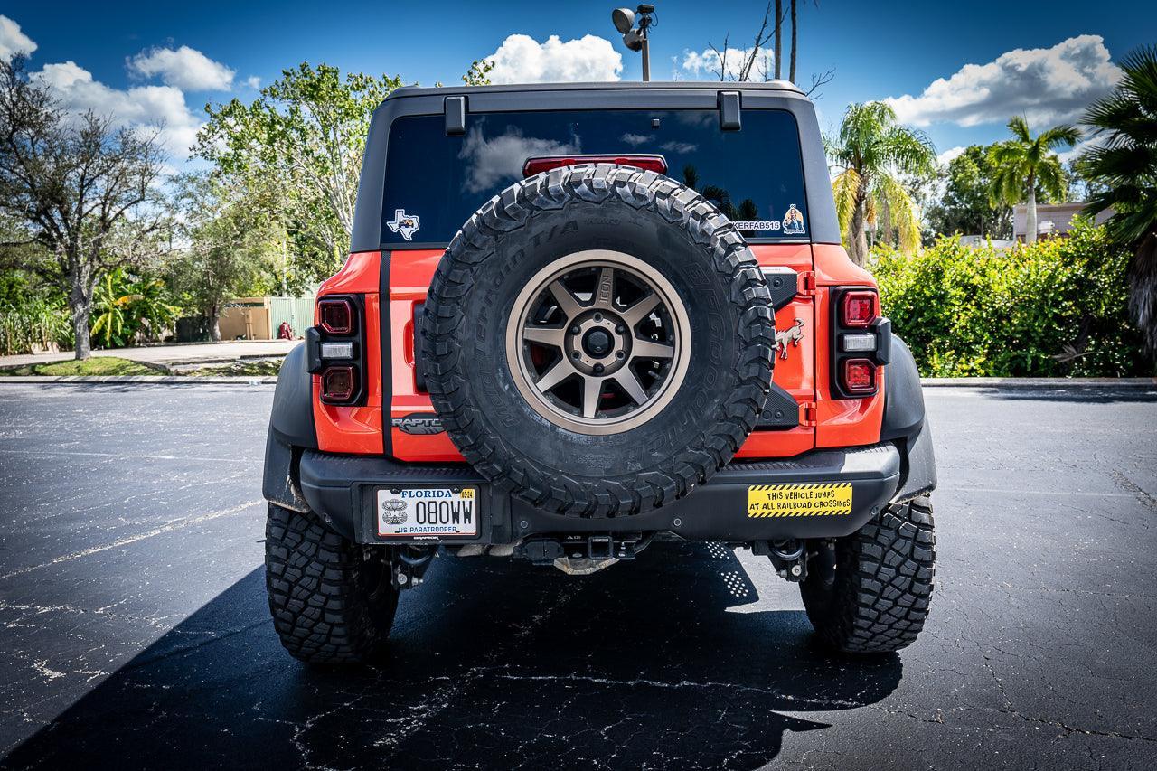 Version 1R Tail Light Overlays - 2021+ Bronco Raptor StickerFab