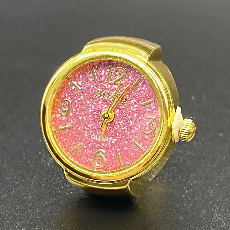 Vintage Punk Quartz Watch Ring | Mini Finger Clock Jewelry for Women and Men Game On Interactive LLC (OnlyTenBucks.com)