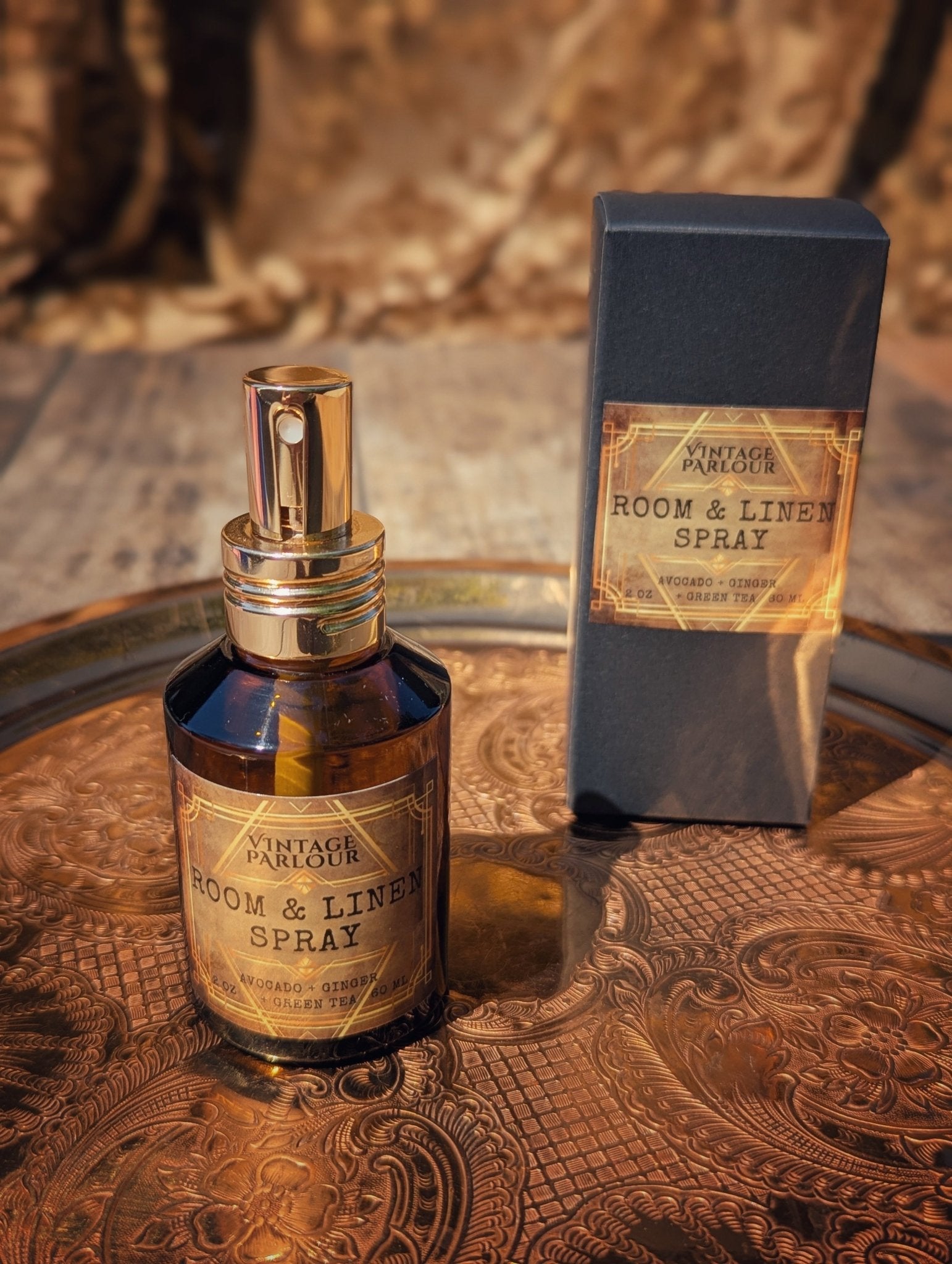 Vintage Room & Linen Spray – Old Hollywood Inspired Home Fragrance Mist Vintage Parlour