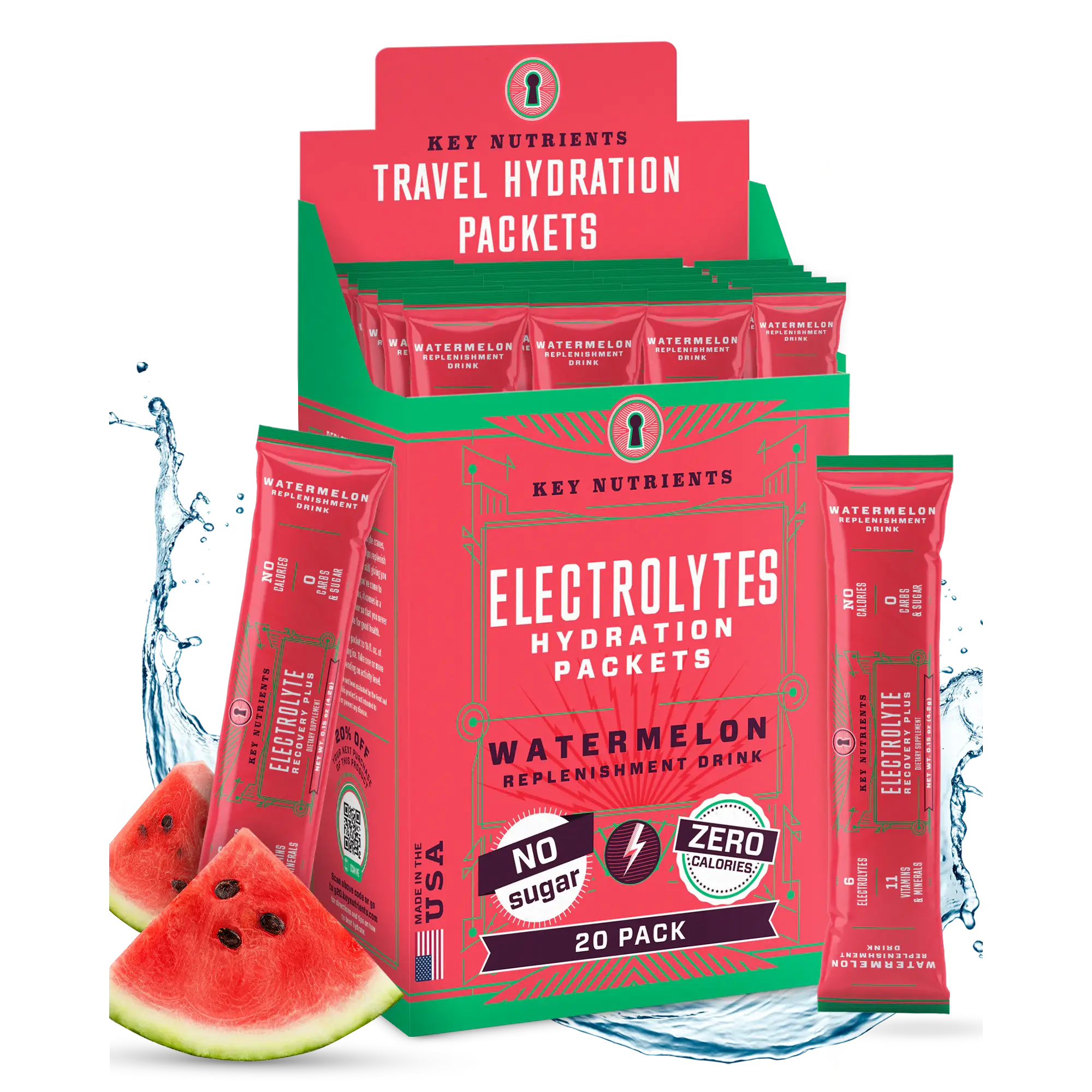 Electrolyte Recovery Plus Powder (Sugar-Free) Key Nutrients