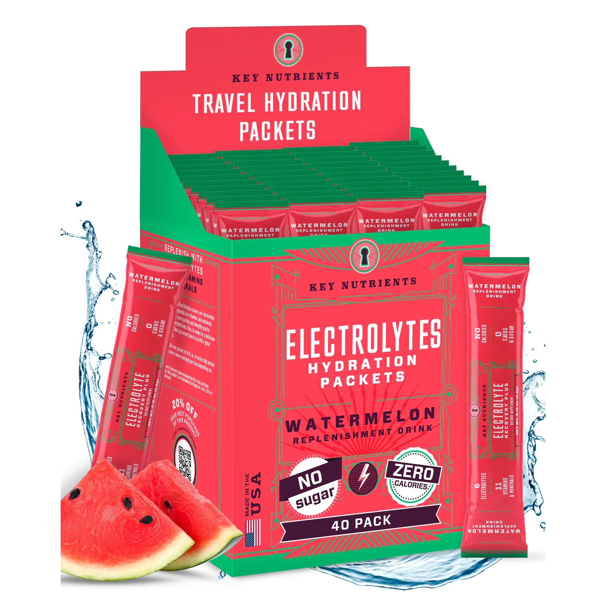 Electrolyte Recovery Plus Powder (Sugar-Free) Key Nutrients