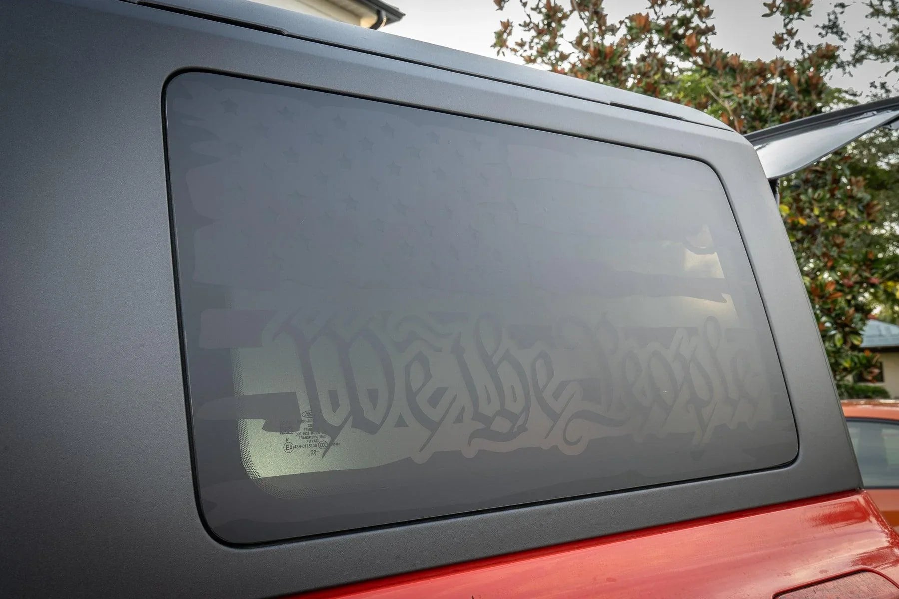Stealth Clear Hardtop Side Window Overlays - 2021+ Bronco 4 Door StickerFab