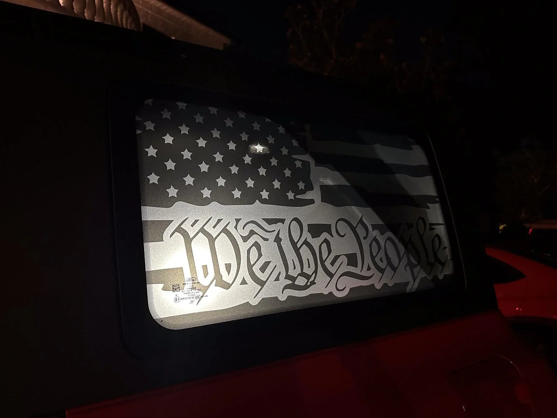 Stealth Clear Hardtop Side Window Overlays - 2021+ Bronco 4 Door StickerFab
