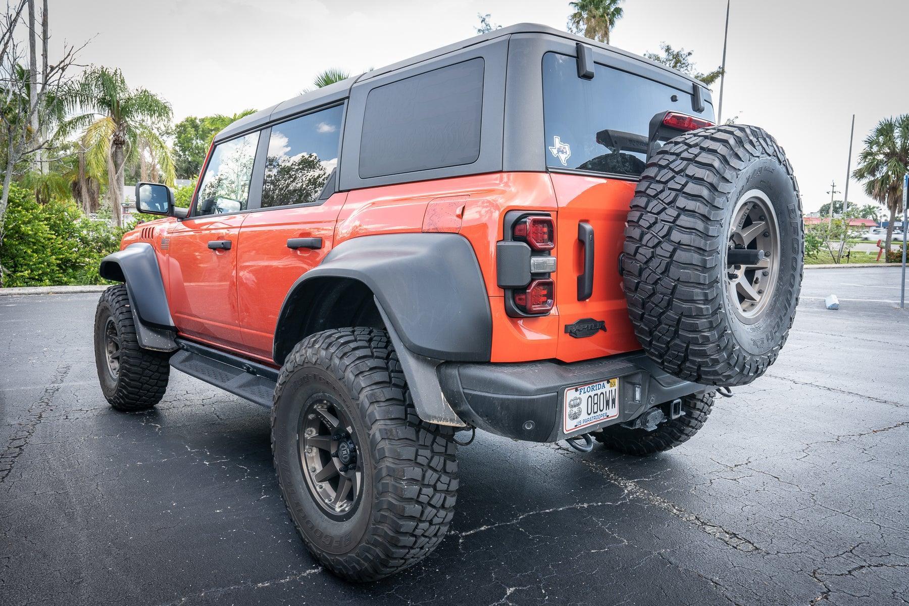 Stealth Clear Hardtop Side Window Overlays - 2021+ Bronco 4 Door StickerFab