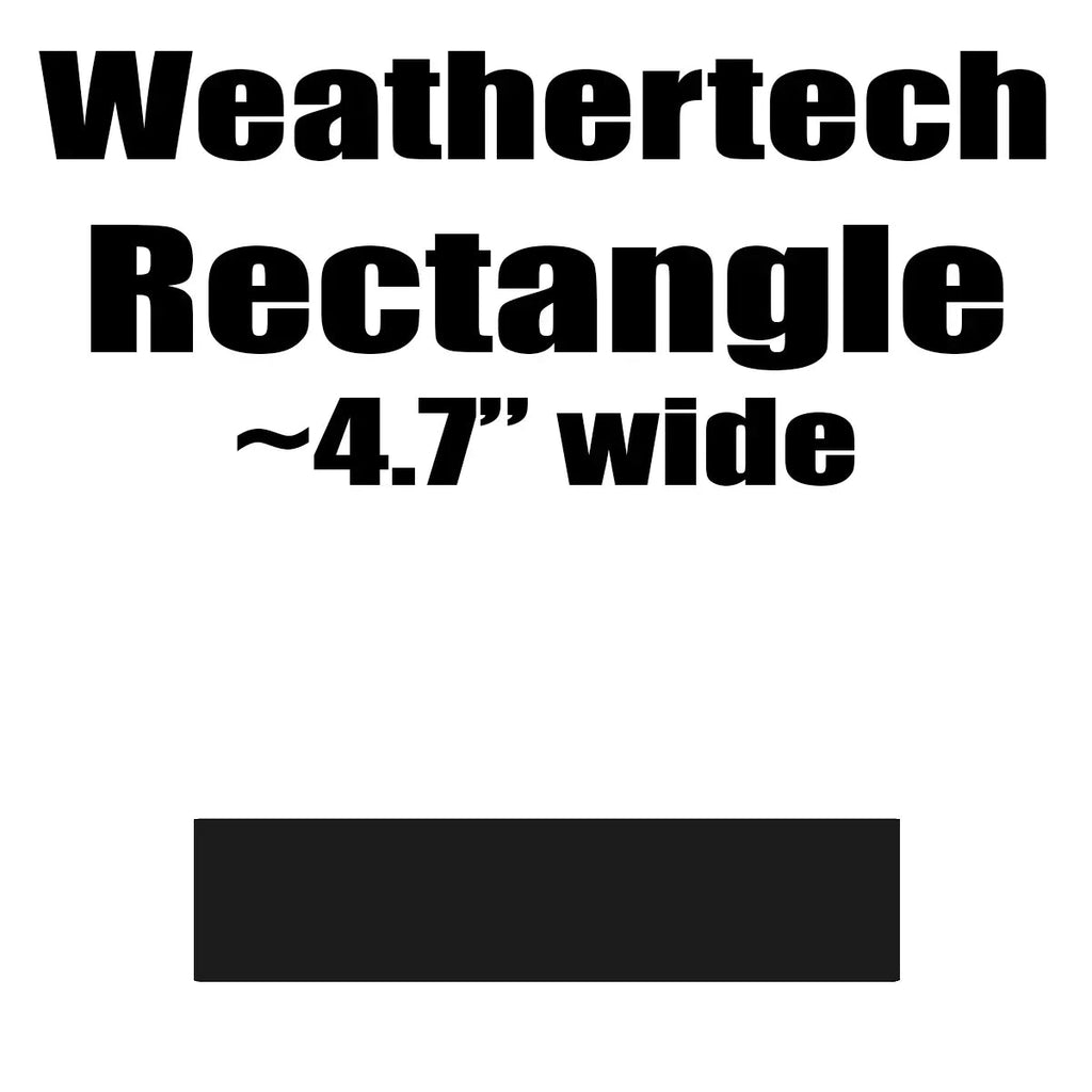 Tacoma Weathertech or Husky Floor Mat Logo (Etched) - Universal StickerFab