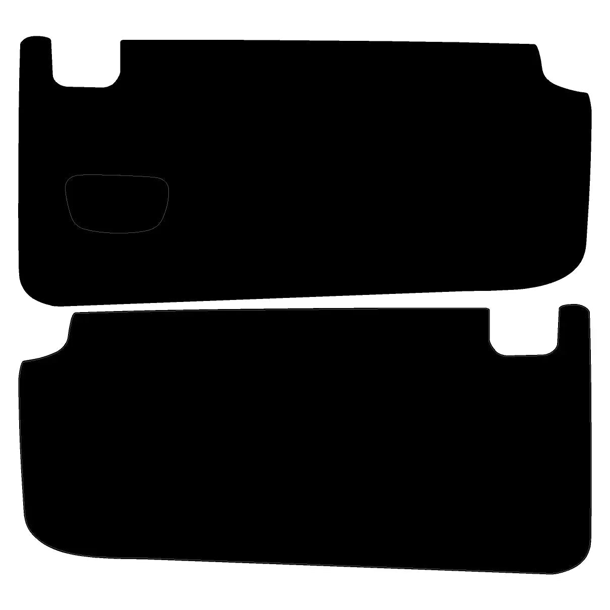 Topographic Interior Sun Visor Overlays - 2024+ Ranger Raptor (with Homelink) StickerFab