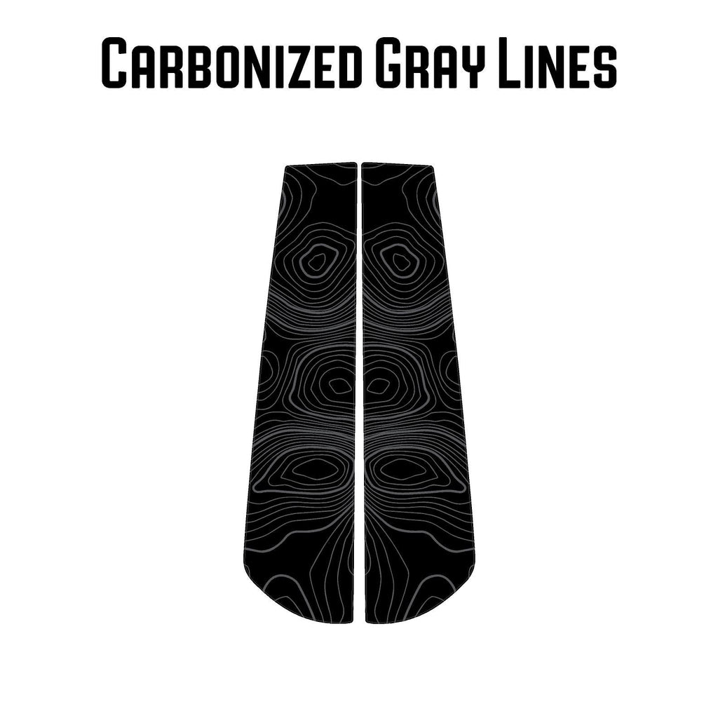 Topographic Sliding Rear Window Trim Overlays - 2025+ 4Runner StickerFab