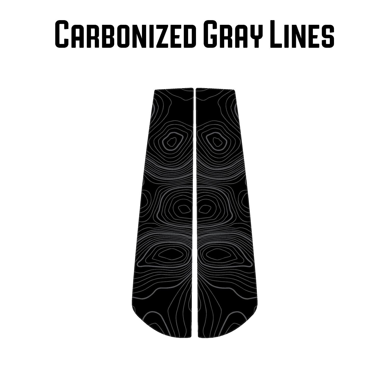 Topographic Sliding Rear Window Trim Overlays - 2025+ 4Runner StickerFab