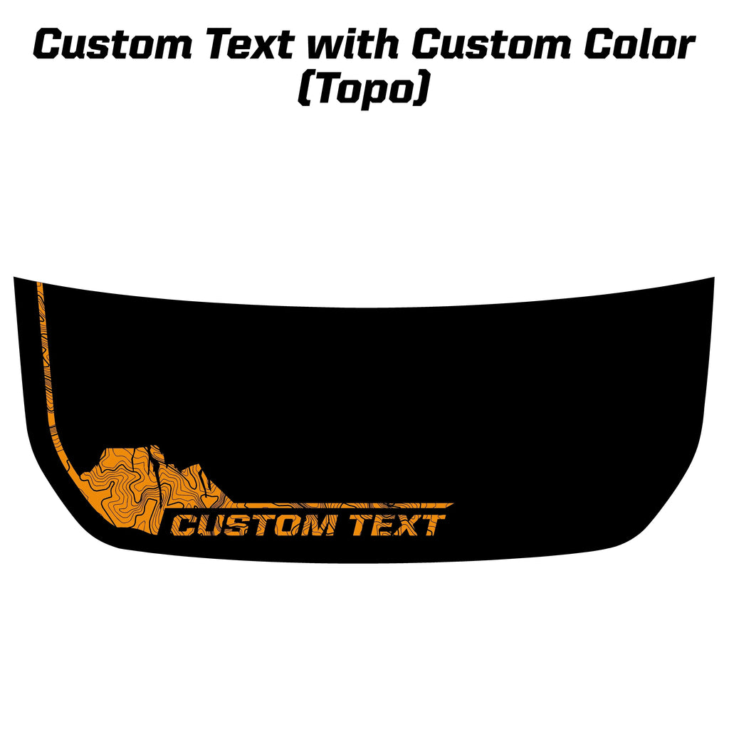 Badlands South Dakota Stealth Hood Overlay (Printed Series) - 2021+ Bronco StickerFab