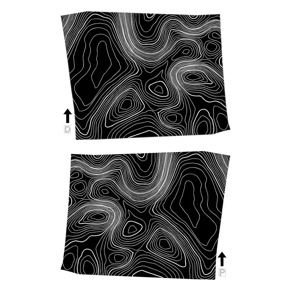 Topographic Glovebox Panel Protection - 2024+ Land Cruiser StickerFab