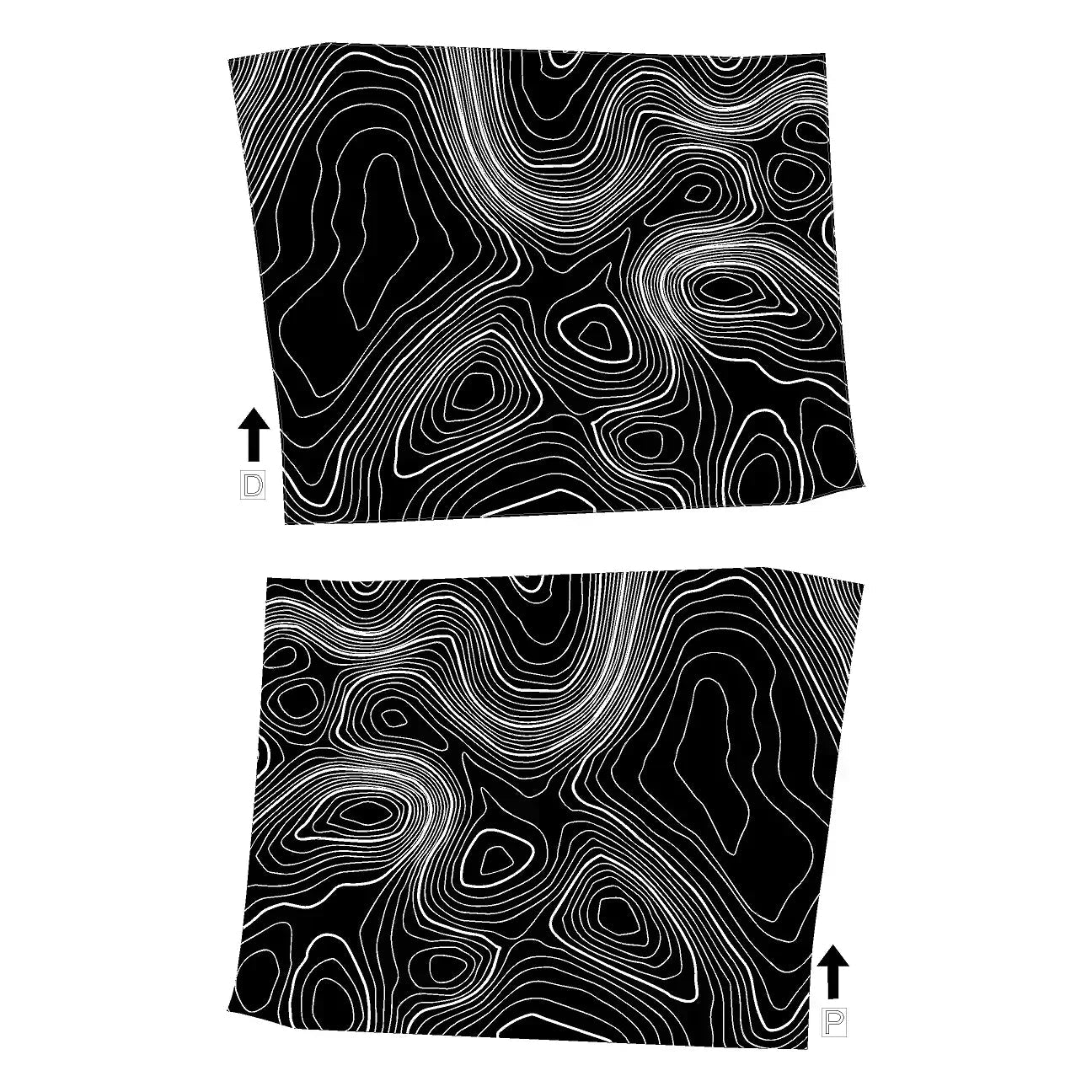 Topographic REAR Door Armrest Panel Protection - 2025+ 4Runner StickerFab