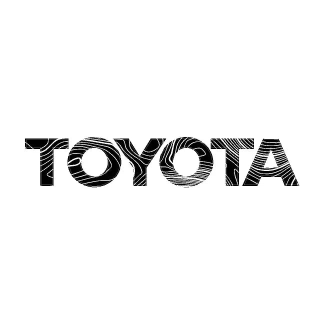 "TOYOTA" Topo Front Grille Emblem Kit - 2024+ Land Cruiser  / 07-14 FJ Cruiser StickerFab