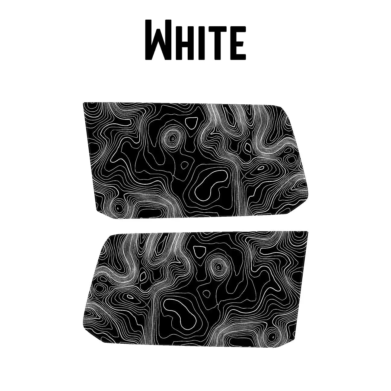 Topographic Rear Window Map Overlays V3 (Perforated) - 2024+ Land Cruiser StickerFab