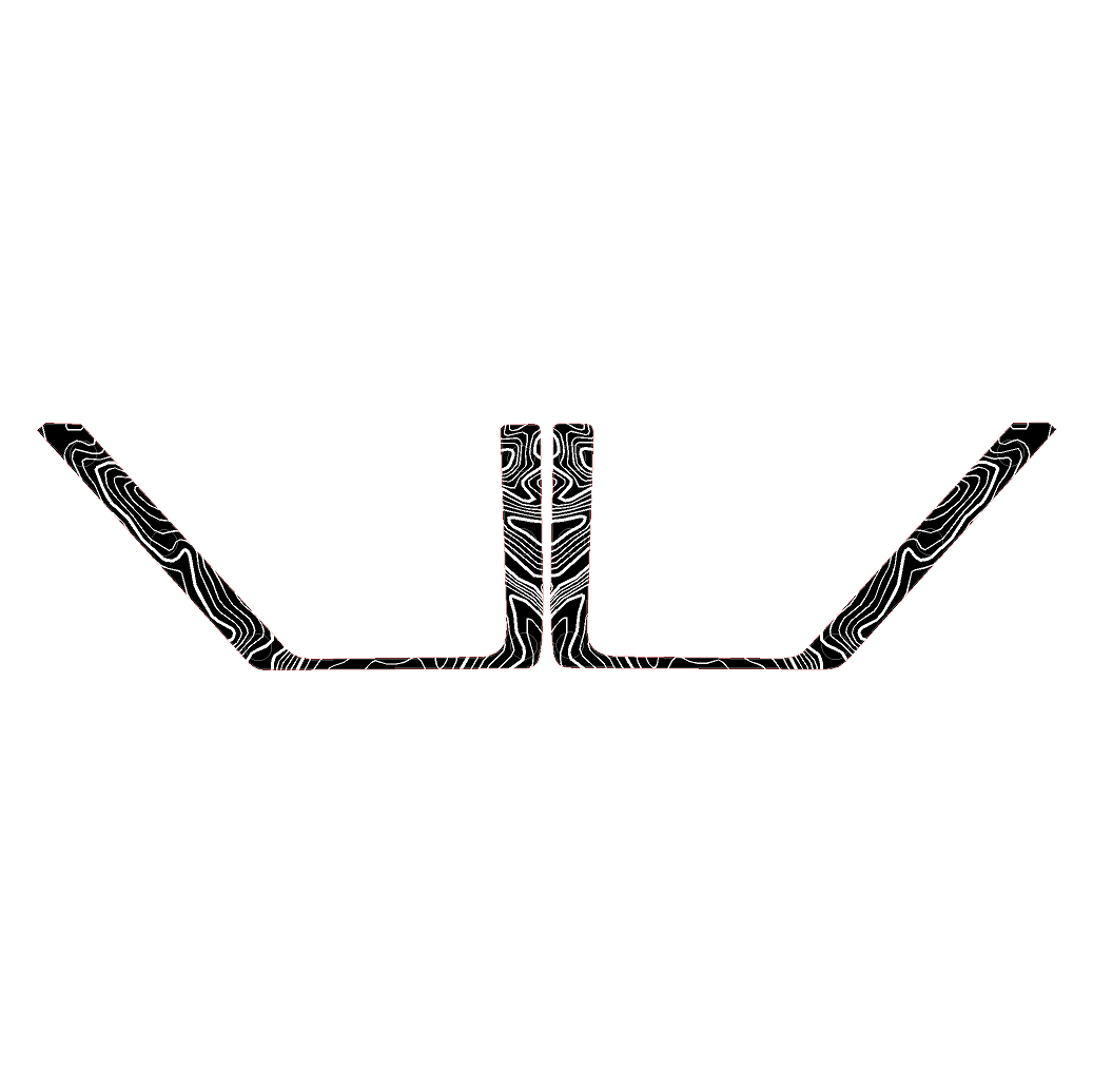 Topo Front Door Net Trim Overlay Kit (Printed Series) - 2021+ Bronco StickerFab