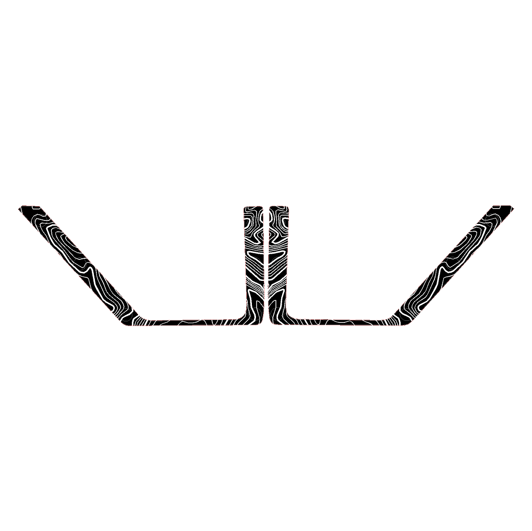 Topo Rear Door Net Trim Overlay Kit (Printed Series) - 2021+ Bronco StickerFab