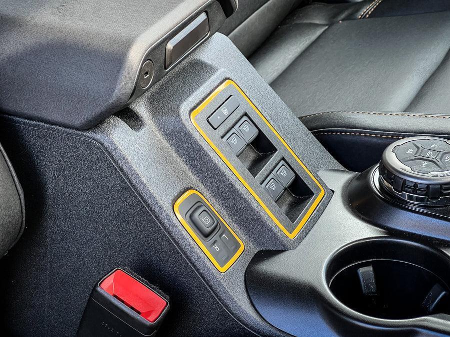 Window Switch Outline Overlay (Standard Series) - 2021+ Bronco StickerFab