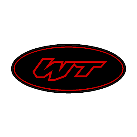 "WT" Rear Oval Emblem Overlays (Printed Series) - 2021-2023 Bronco Wildtrak StickerFab