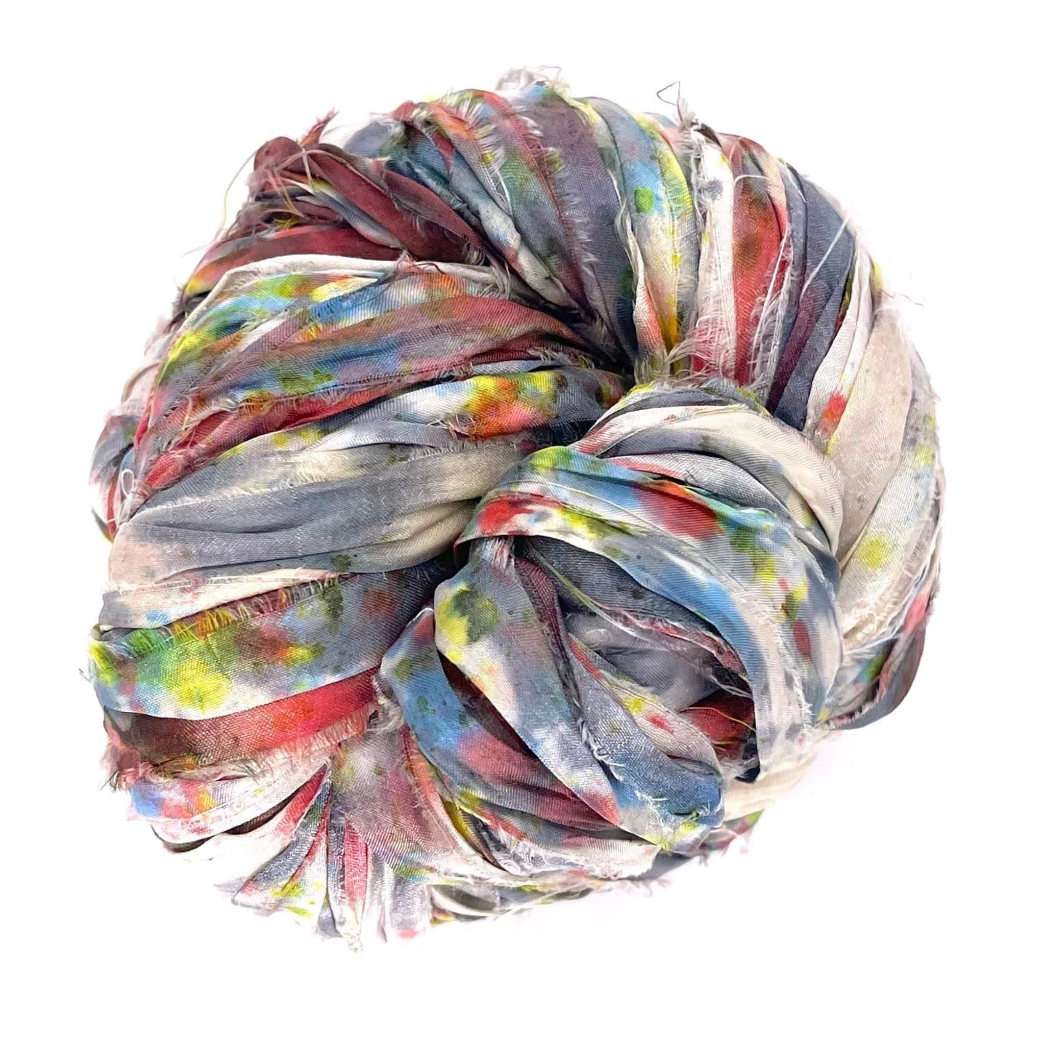 Artisan Recycled Sari Ribbon – Sari Treasures in Every Strand Darn Good Yarn
